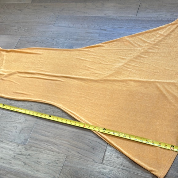 PrettyLittleThing Orange Maxi Dress Size 6 - Picture 6 of 10